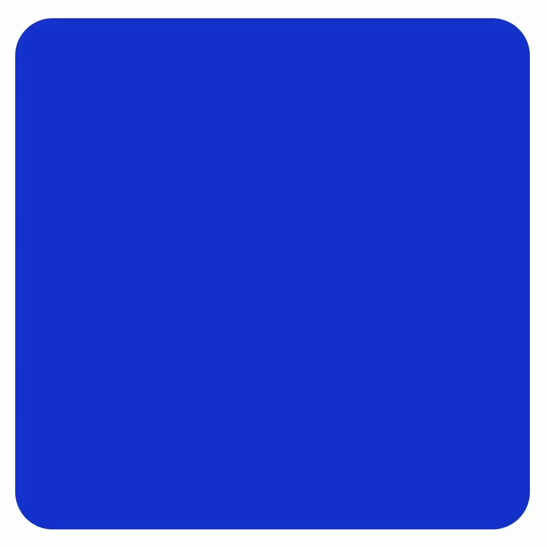 Opening frame of a social carousel video: a plain Visa-blue card.